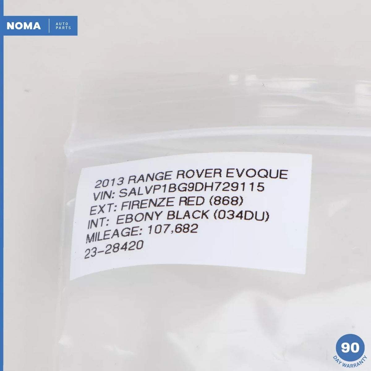 12-19 RR Evoque L538 Rear Left Parking Brake Actuator Wire & ABS Sensor Set OEM - photo 15