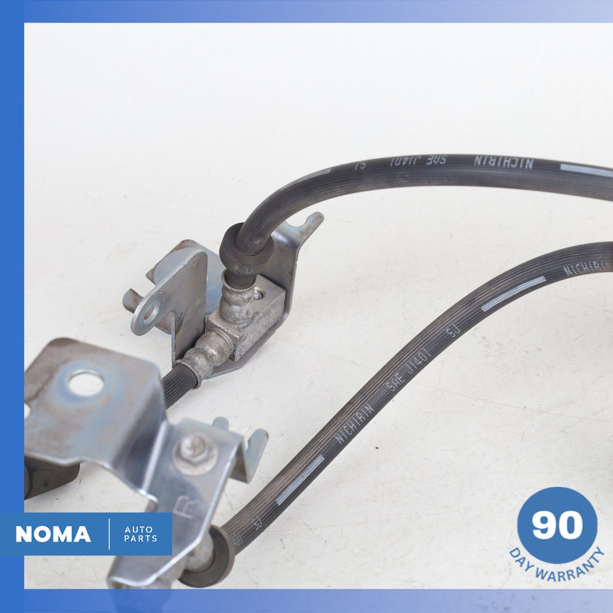 13-17 LR Range Rover Sport L494 Front Left & Right Brake Hydraulic Hose Set OEM - photo 5