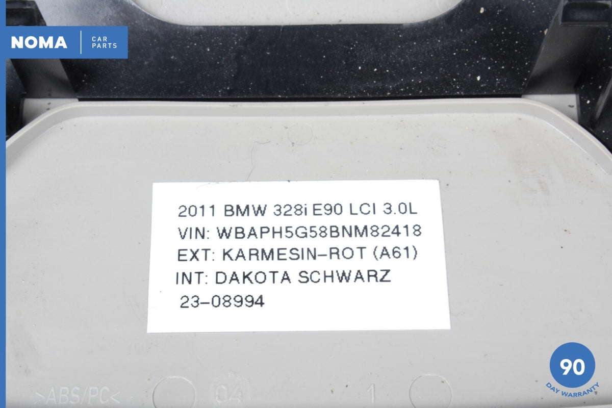 07-13 BMW E90 328i Rear Dome Light Overhead Map Lamp 61319201633 Grey OEM - photo 16