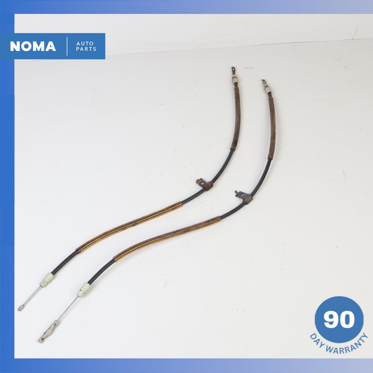 2010 Jaguar X250 XF Rear Left & Right Side Parking Brake Cable Set of 2 OEM - photo 8