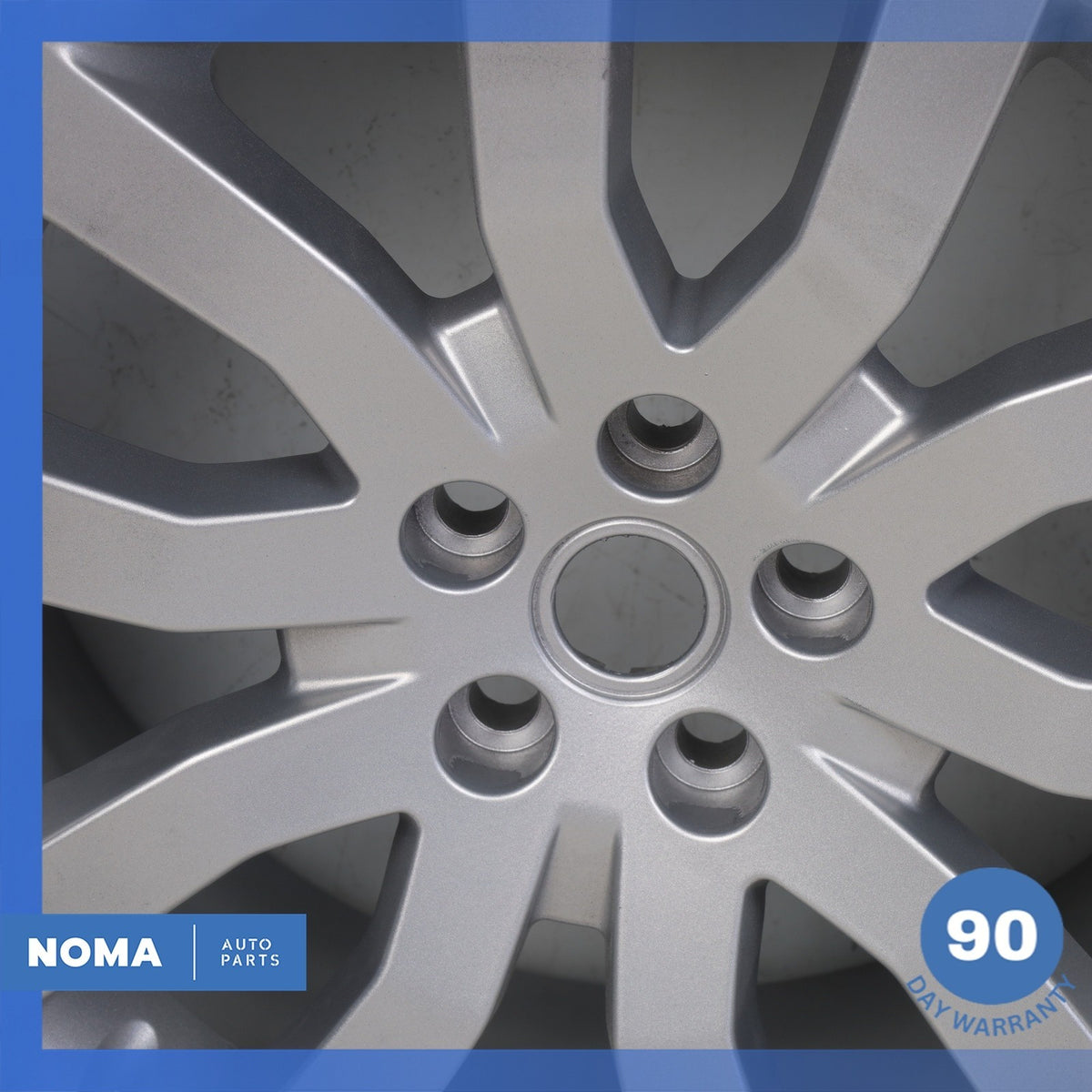 06-09 LR Range Rover Sport L320 Silver Sparkle 9.5 x R20 20" Wheel Rim OEM - photo 8