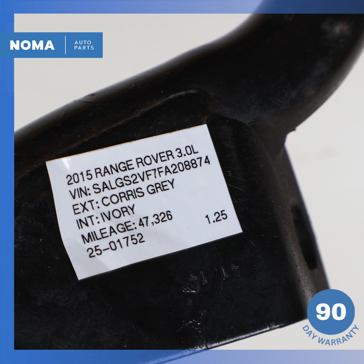 13-23 LR Range Rover L405 L494 L462 Front Radiator Guard Skid Plate Bar OEM - photo 14