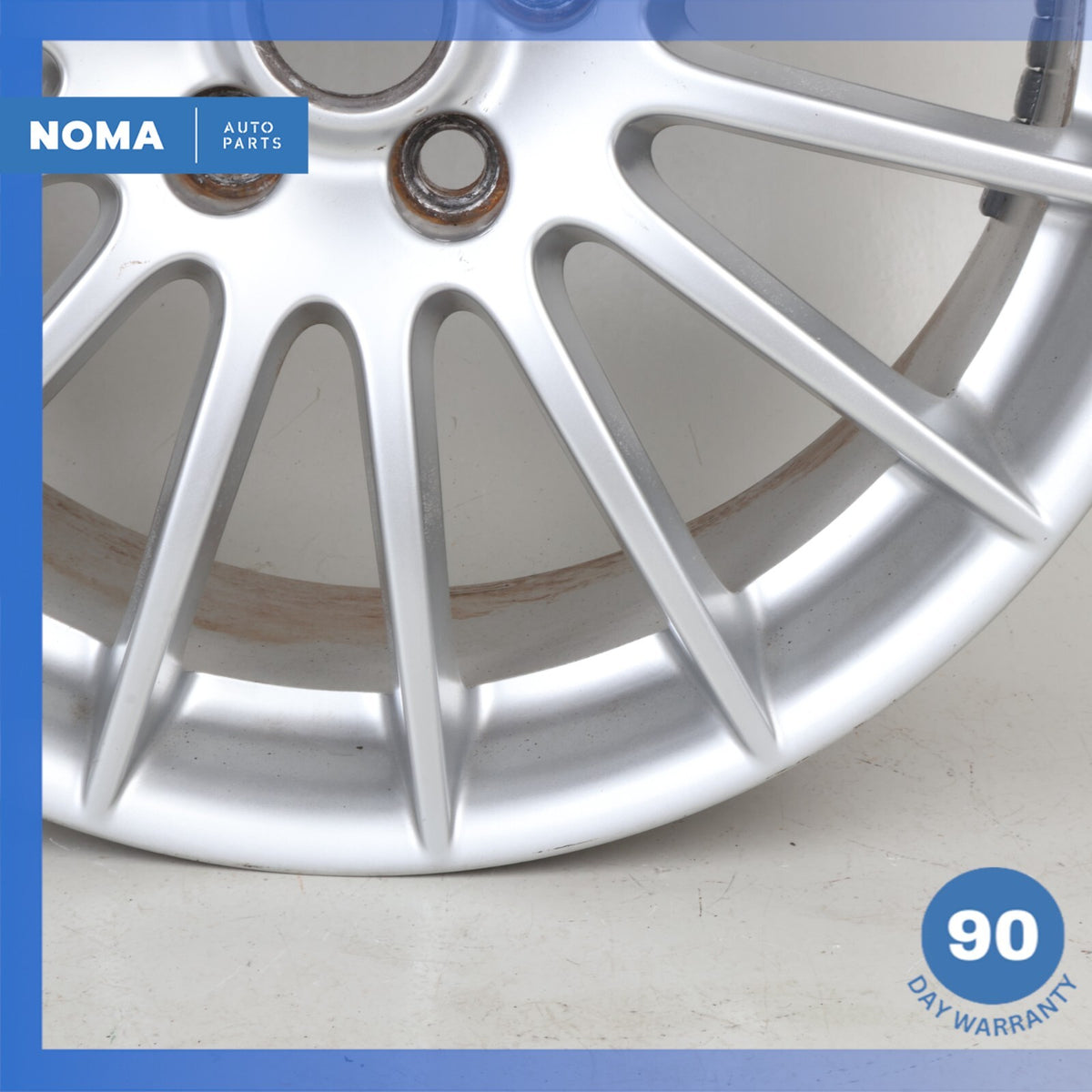 07-09 Jaguar X350 XJ8 Tucana 8J x R18 18" Wheel Rim Silver OEM - photo 4