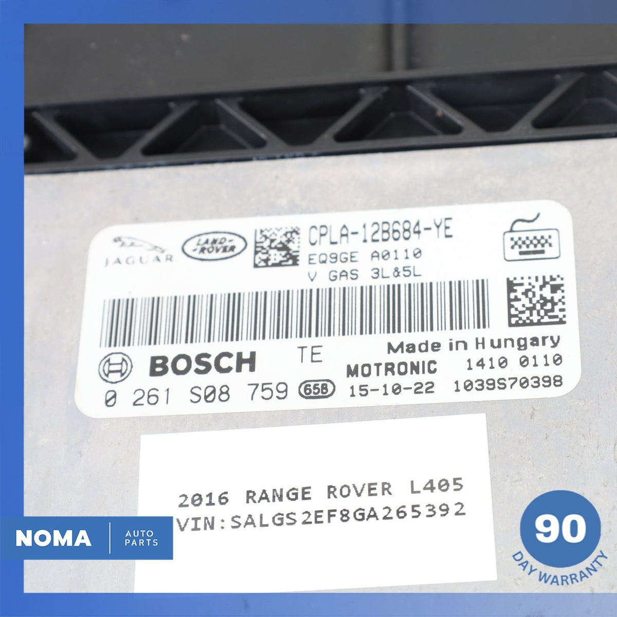 11-21 LR Range Rover L405 L494 ECM ECU Engine Control Module Computer OEM - photo 11