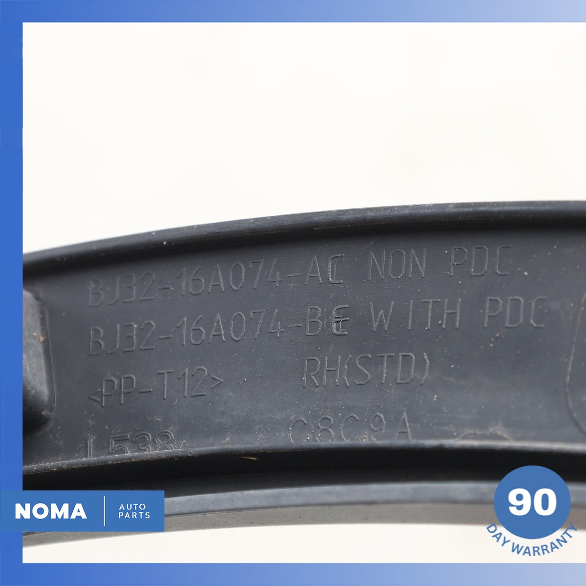 12-19 Range Rover Evoque L538 4DR Front Right Side Wheel Arch Molding OEM - photo 10