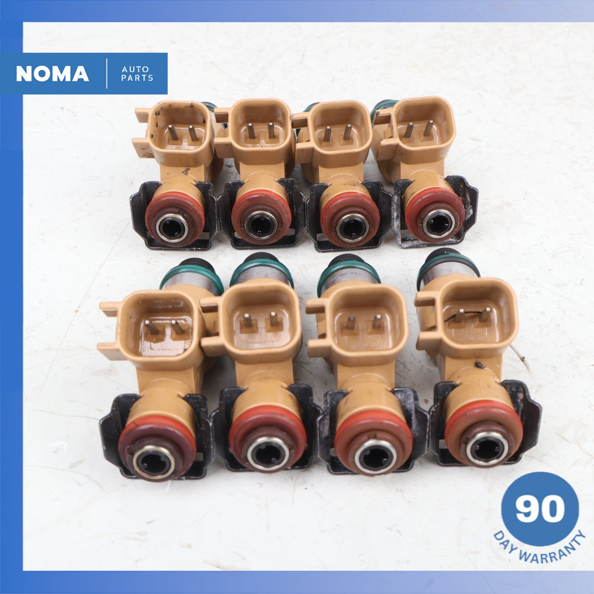 06-10 Jaguar X150 XK S-Type 4.2L N/A Engine Motor Fuel Injector Set of 8 OEM - photo 6