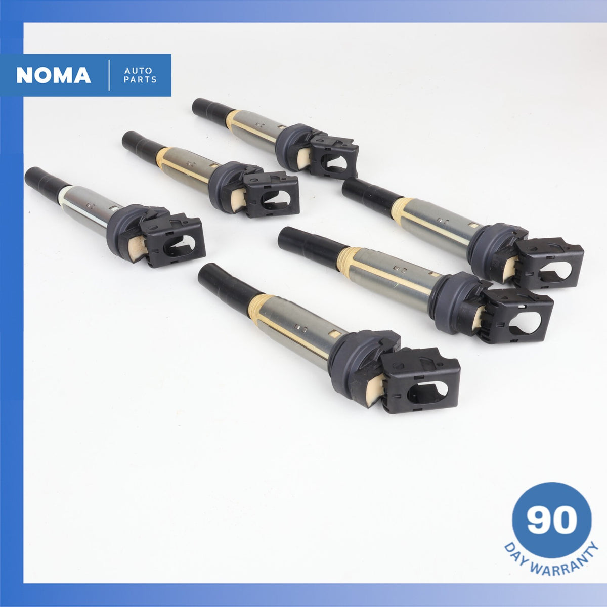 2013 BMW F10 ActiveHybrid 5 3.0L N55B30 Engine Motor Ignition Coil Set of 6 OEM - photo 9