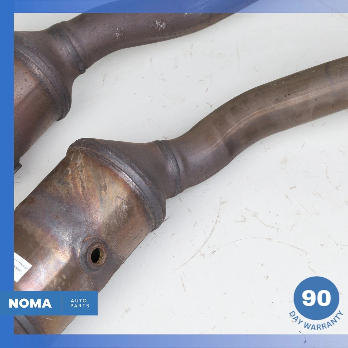 16-20 Jaguar X152 F-Type-S RWD Left & Right Side Exhaust Downpipe Set OEM 19k - photo 5