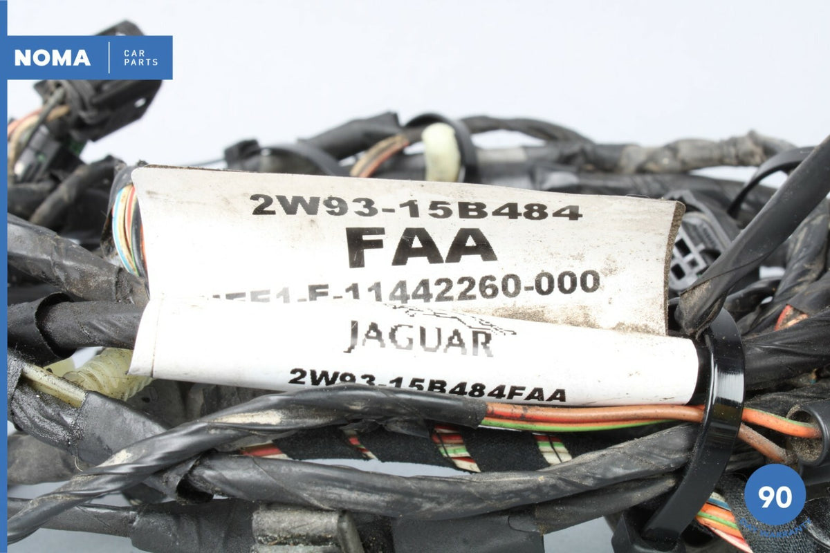 04-05 Jaguar XJ8 XJR Vanden Plas X350 Rear Bumper Wire Wiring Harness OEM - photo 3