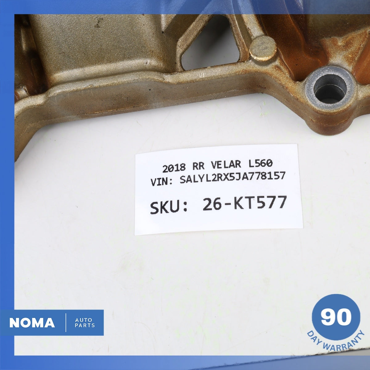 18-23 Range Rover L560 Velar 2.0L Engine Oil Fluid Pan Windage Baffle Tray OEM - photo 18