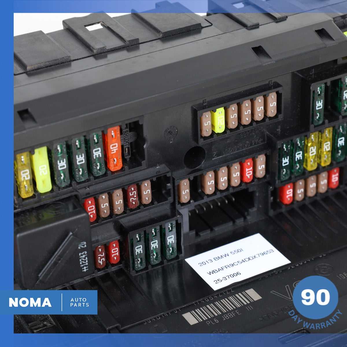 2013 BMW F10 550i Front Relay Fuse Box 61149252815 OEM - photo 3