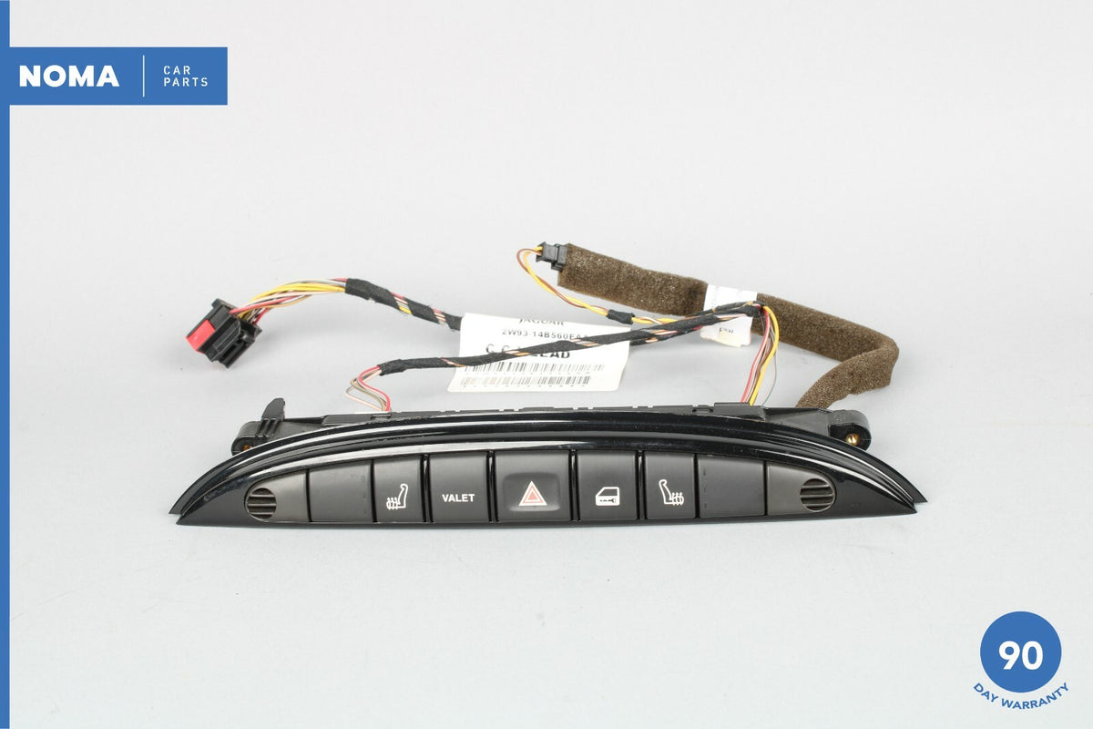 04-07 Jaguar X350 XJ8 XJR VandenPlas Dash Heated Seat Hazard Light Switch OEM - photo 1