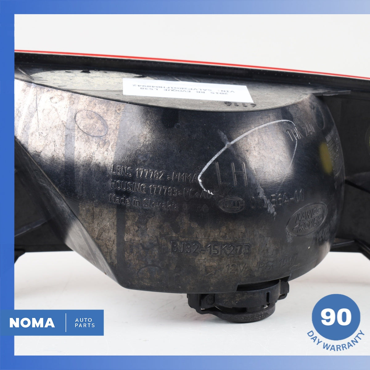 12-19 LR Range Rover Evoque L538 Rear Left Bumper Reflector Light Lamp OEM - photo 8