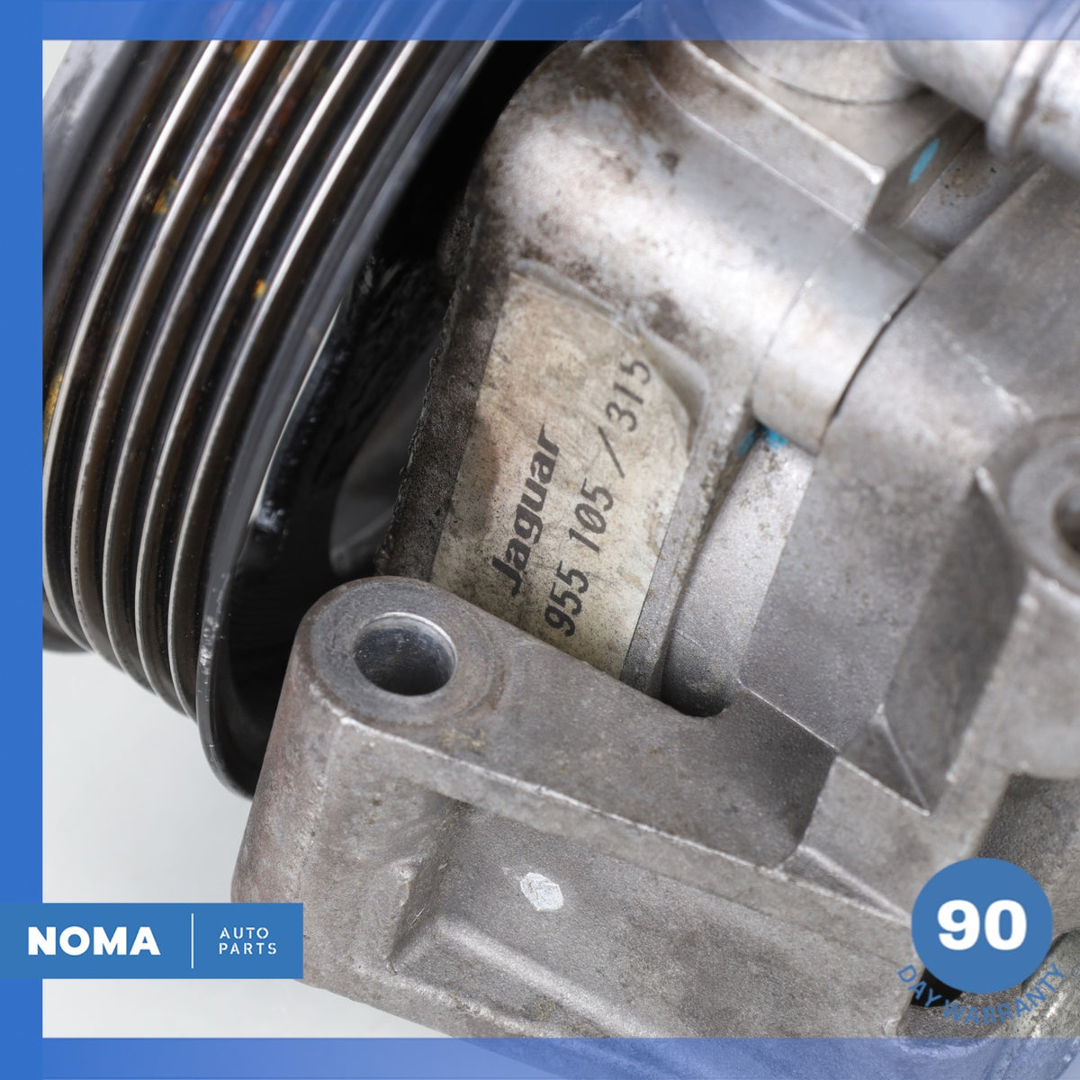 03-10 Jaguar X100 XKR XJ8 XF XJ8 Power Steering Pump Assembly 2W933A696AC OEM - photo 6