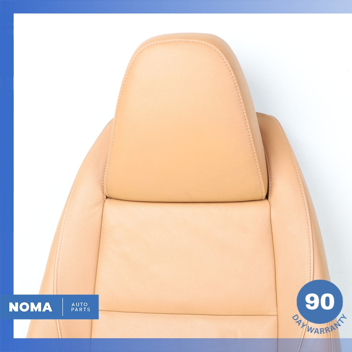 09-16 BMW E89 Z4 Right Passenger Side Sport Upper Top Seat Cushion Brown OEM - photo 2