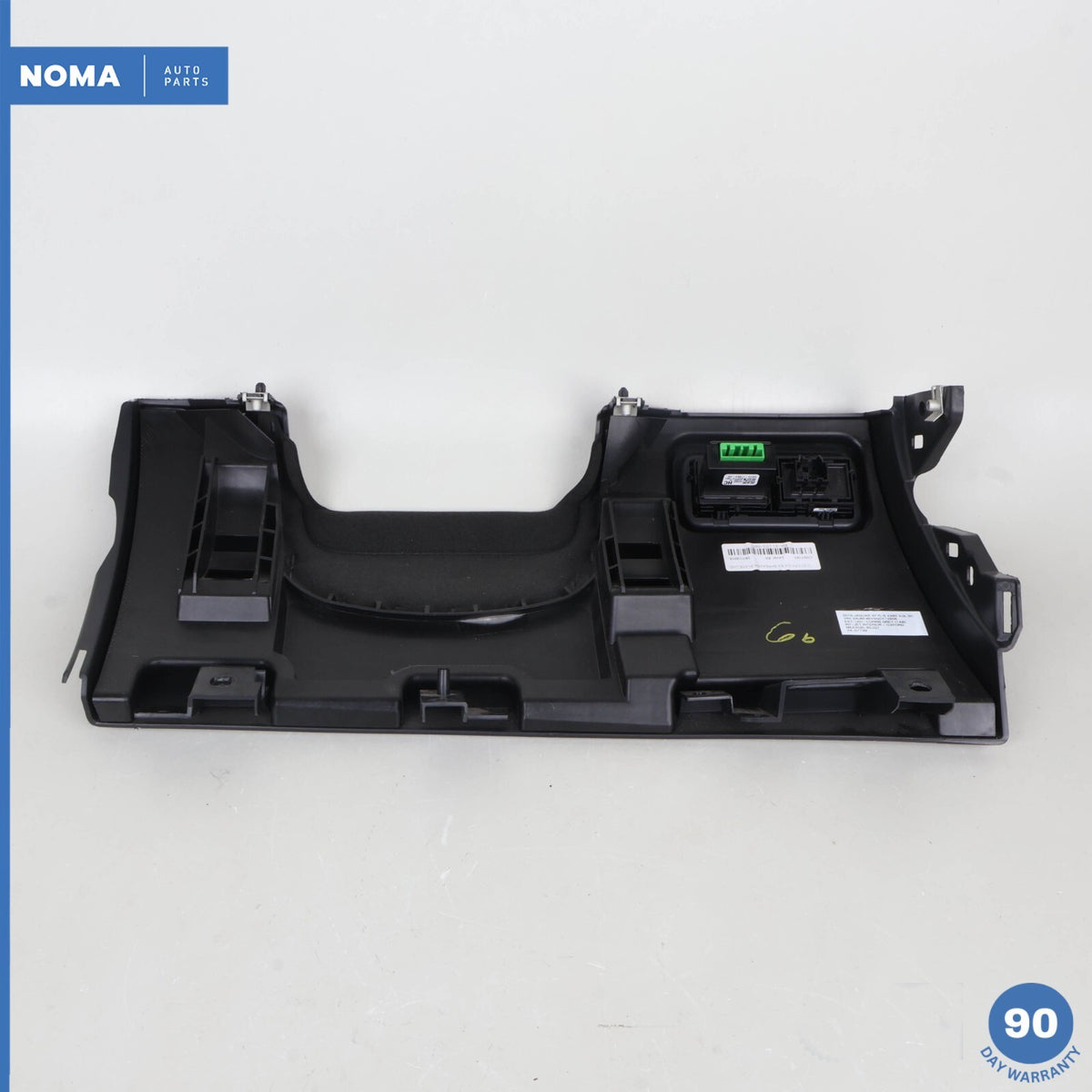 16-21 Jaguar X260 XF Left Driver Side Dash Knee Lower Cover w/Switches Black OEM - photo 6