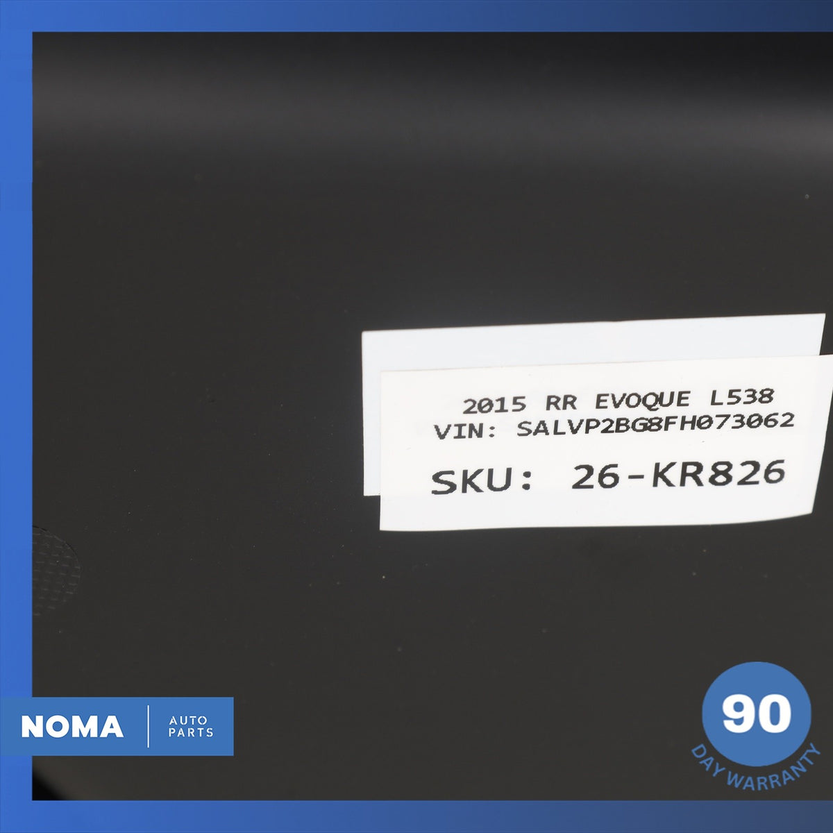 12-19 Range Rover Evoque L538 4DR Front Right Door Trim Panel Assembly Black OEM - photo 15