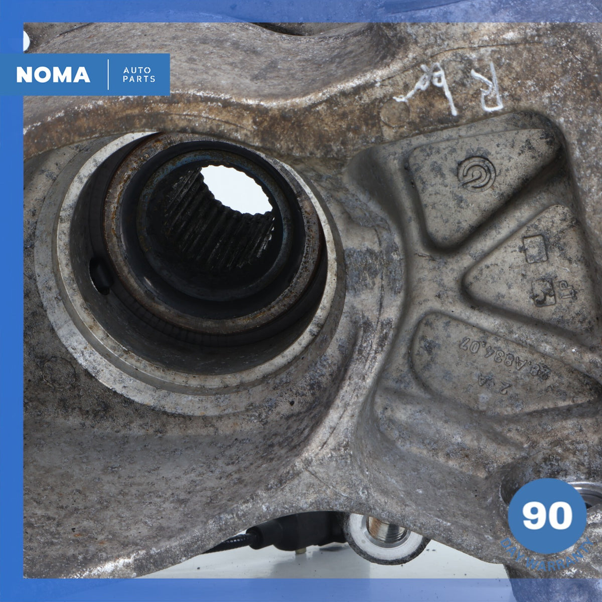 12-19 LR Range Rover Evoque L538 Rear Left Spindle Knuckle Hub w/ Shield OEM - photo 13