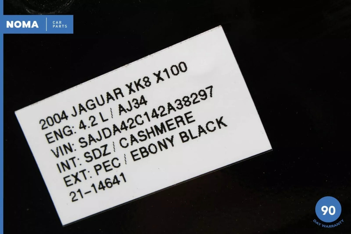 97-06 Jaguar X100 XK8 XKR Right Passenger Side Door Shell Frame Panel Black OEM - photo 12