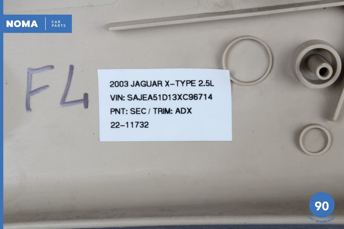 02-04 Jaguar X-Type X400 Front Left Side Seat Switch Trim Panel Outer ADX OEM - photo 10