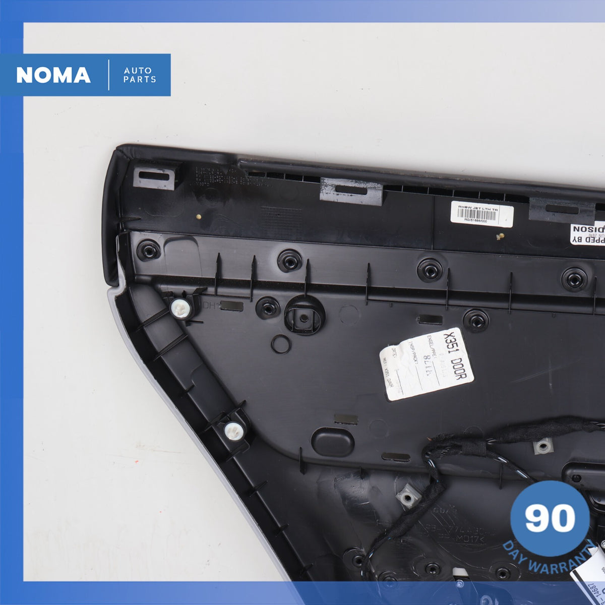 10-13 Jaguar X351 XJ SWB Rear Right Passenger Interior Door Panel Trim Gray OEM - photo 13