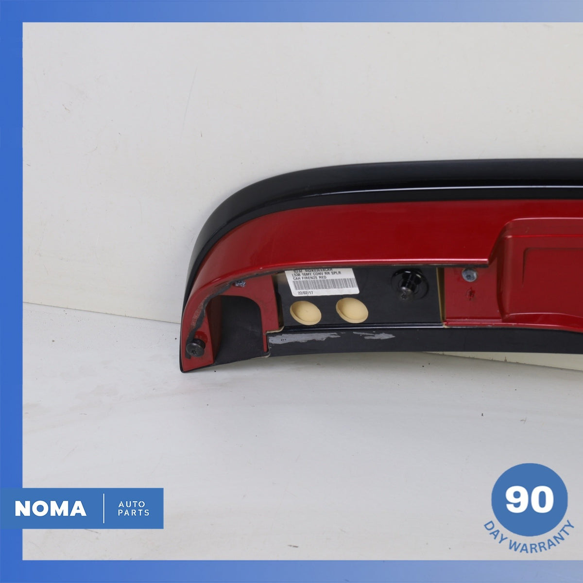 17-19 Range Rover Evoque L538 Convertible Rear Trunk Spoiler Wing OEM 28k - photo 12
