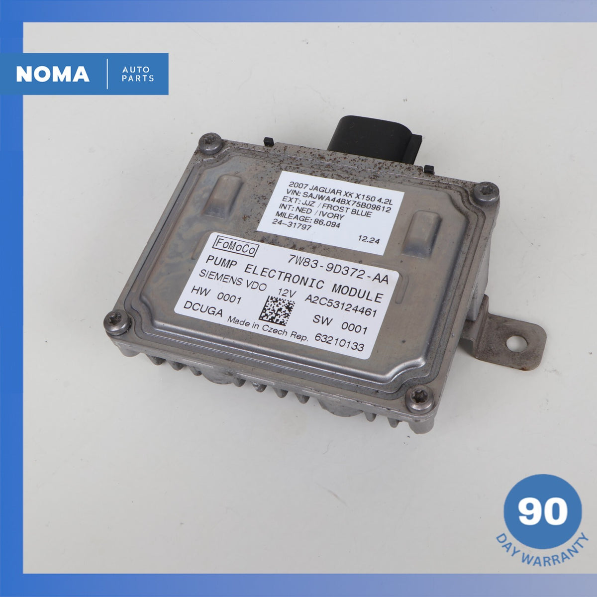 07-24 Jaguar X150 XK F-Type XF Gas Fuel Pump Control Module 7W839D372AA OEM - photo 5