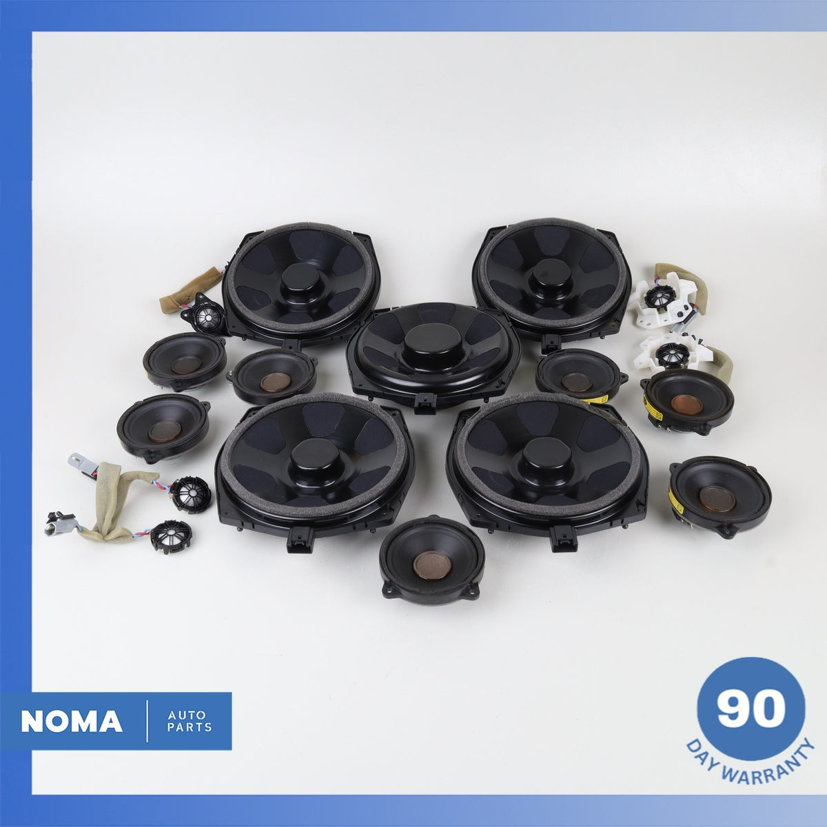 13-22 LR Range Rover Sport L494 Front & Rear Premium Audio 1200W Speaker Set OEM - photo 2