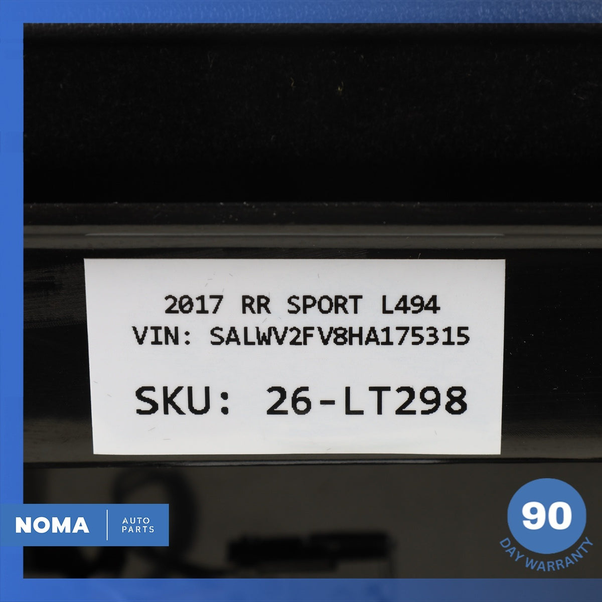 16-22 Range Rover Sport L494 L405 Lower Dashboard Glovebox Compartment Black OEM - photo 22