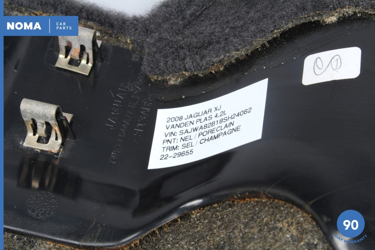 08-09 Jaguar XJ8 XJR VDP X358 Front Left Side Seat Under Cover Trim PVJ OEM - photo 13