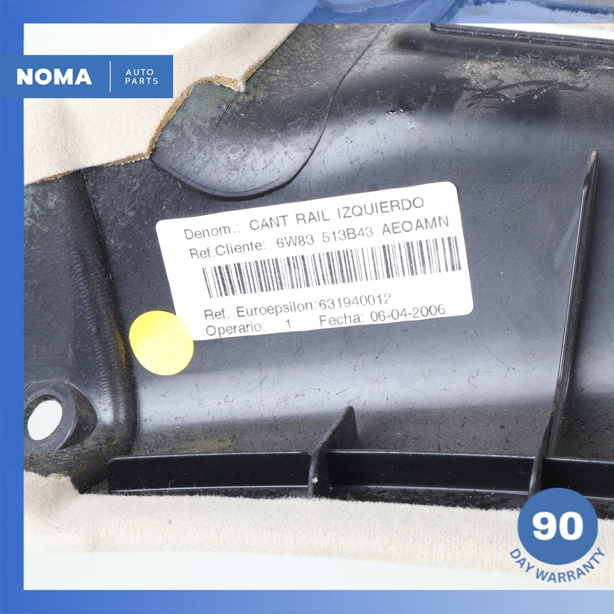 2007 Jaguar X150 XK XKR Coupe Left Driver Side Roof Upper Cover Trim OEM - photo 13