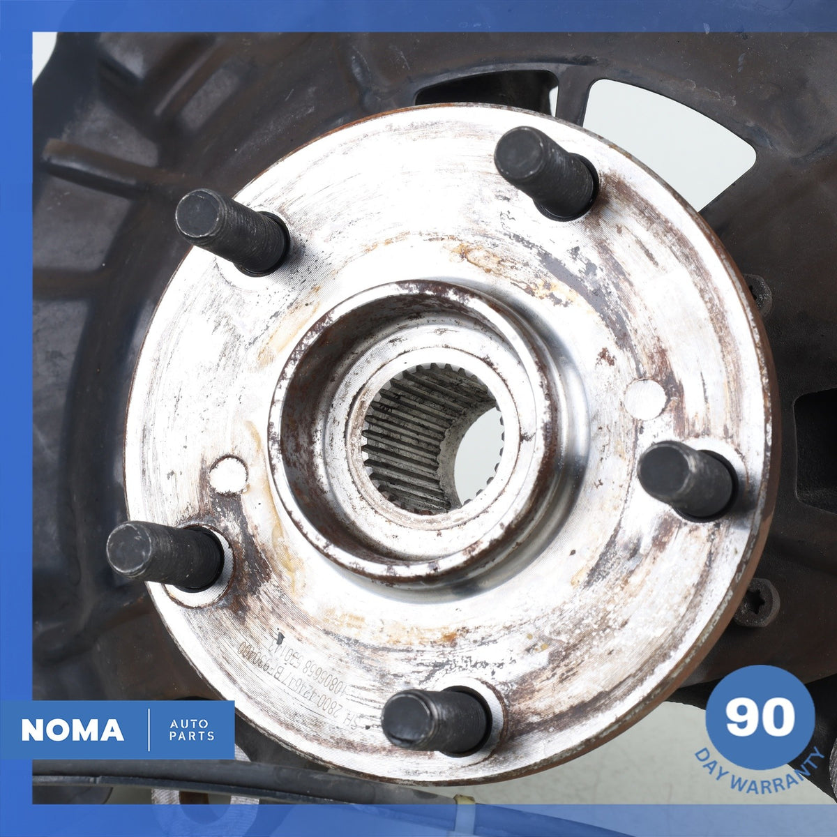 04-08 Lexus MHU33 RX400h RX350 Front Left Spindle Knuckle Hub w/ Shield OEM - photo 7