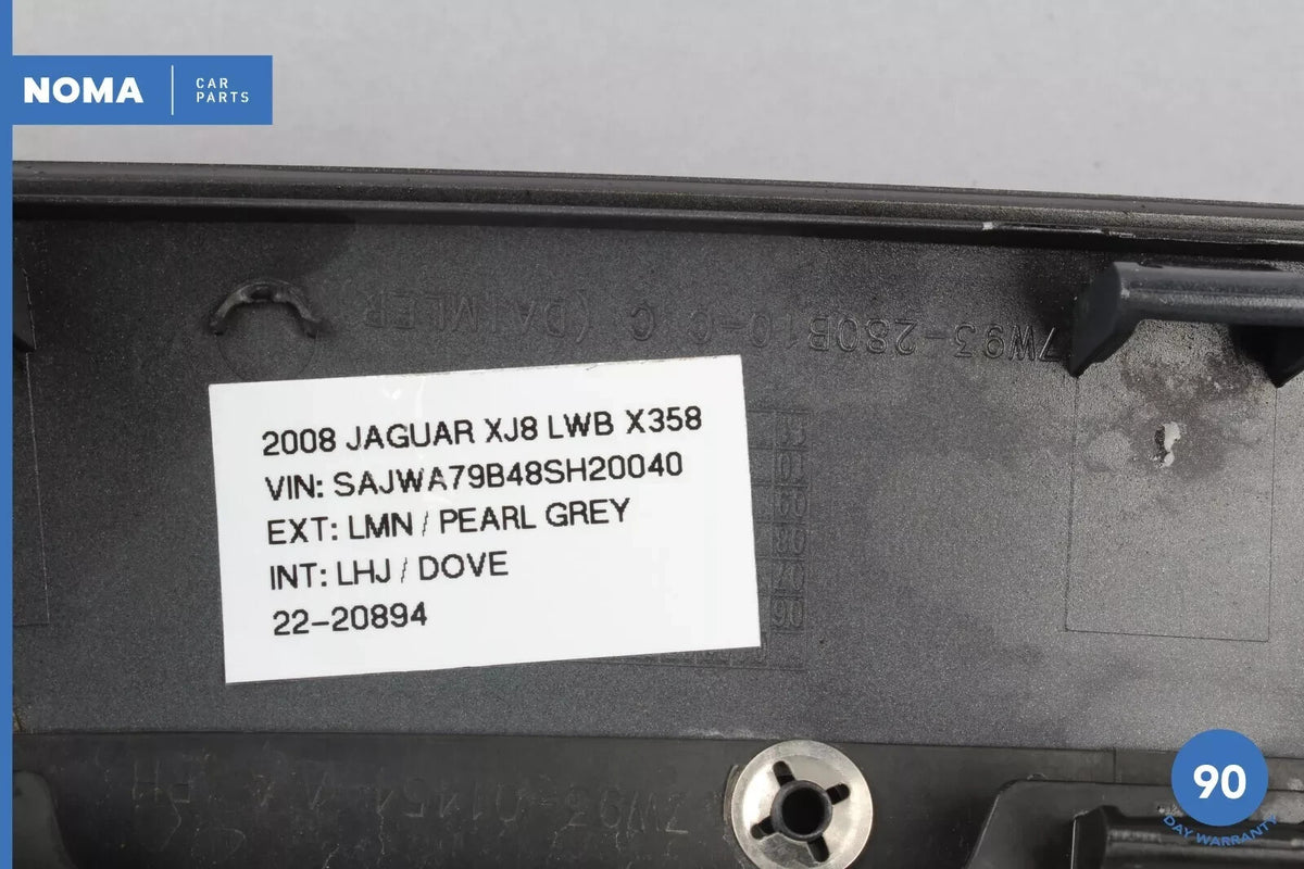 08-09 Jaguar X358 XJ8 Front Right Passenger Side Fender Vent Molding Trim OEM - photo 13