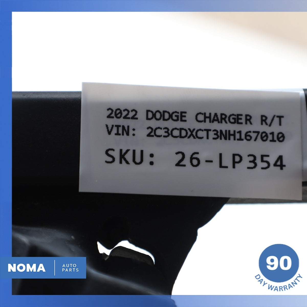 17-23 Dodge LD Charger Rear Left Side Quarter Window Glass 68040041AH OEM 74k - photo 22