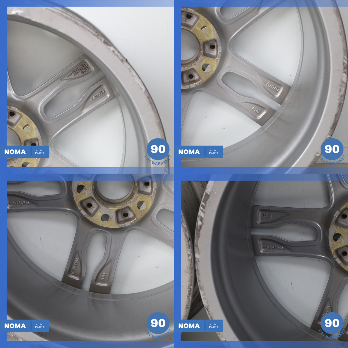 BMW F13 650i 8.5 / 9 x R20 20" Style 373 Wheel Rim Set Staggered Refurbished - photo 15
