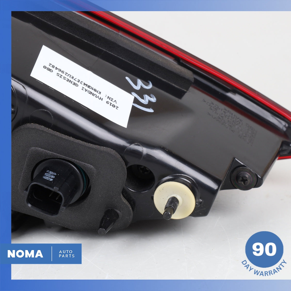 17-20 Genesis DH G80 Rear Right Taillight Tail Light Lamp Inner 92404B1630 OEM - photo 8