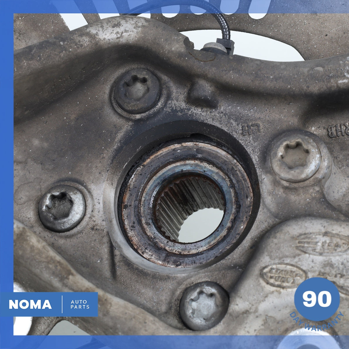 17-21 LR Range Rover L560 Velar Front Left Spindle Knuckle Hub w/ Shield OEM - photo 11