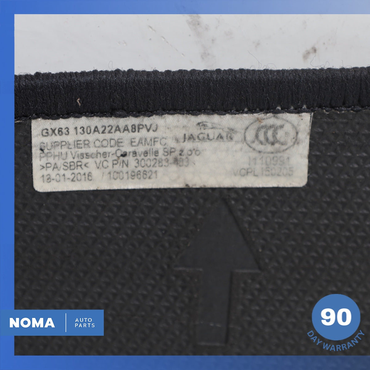 16-23 Jaguar X260 XF Front & Rear Left & Right Floor Carpet Set GX63130A22AA OEM - photo 11
