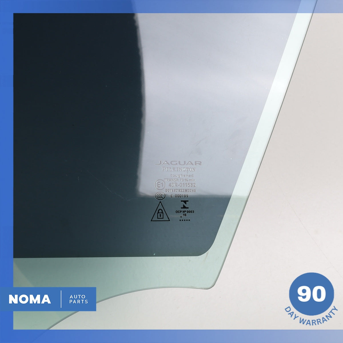 Jaguar X760 XE Front Left Driver Side Door Window Glass GX7321411AB OEM - photo 5