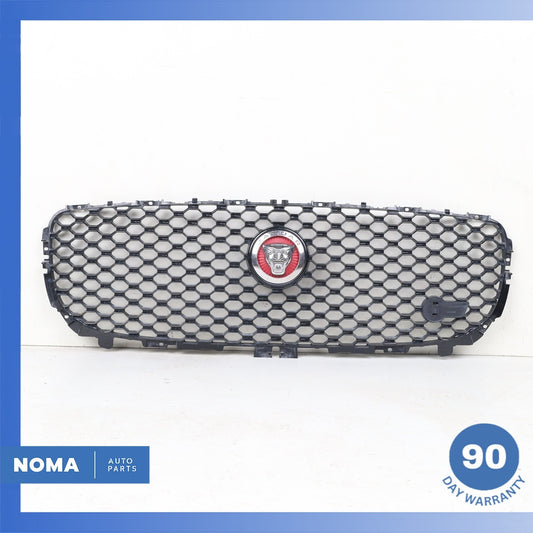 17-19 Jaguar X760 XE Front Bumper Grill Grille Black w/ Emblem T4N5870 OEM - photo 1