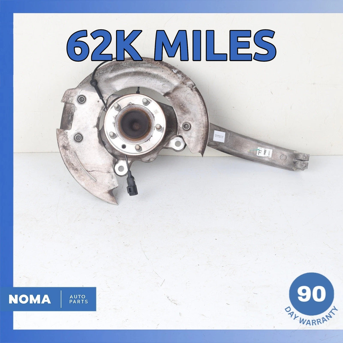 17-19 Jaguar X760 XE RWD Front Left Side Spindle Knuckle Hub w/ Shield OEM 62k - photo 1