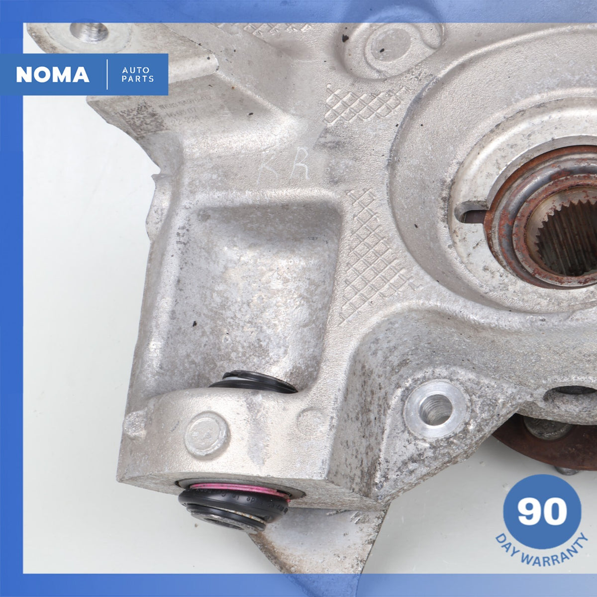 17-21 Jaguar X761 F-Pace Velar Rear Right Spindle Knuckle Hub w/ Shield OEM 77k - photo 14