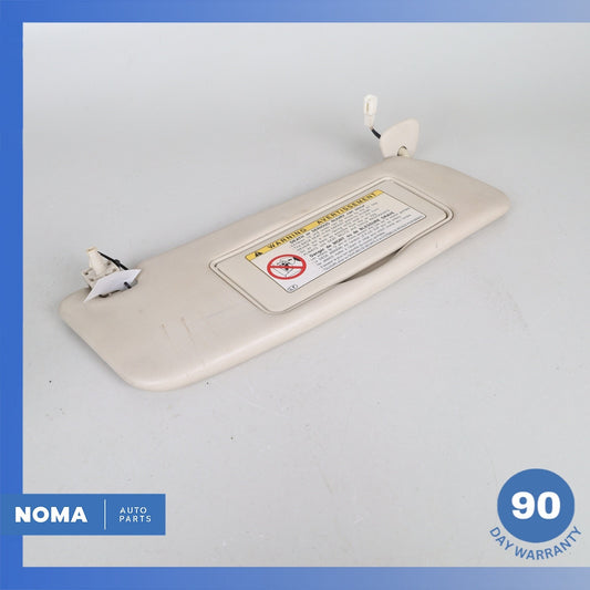 02-05 Lexus Z40 SC430 Right Passenger Sun Visor Shade Beige 7431024191 OEM - photo 1