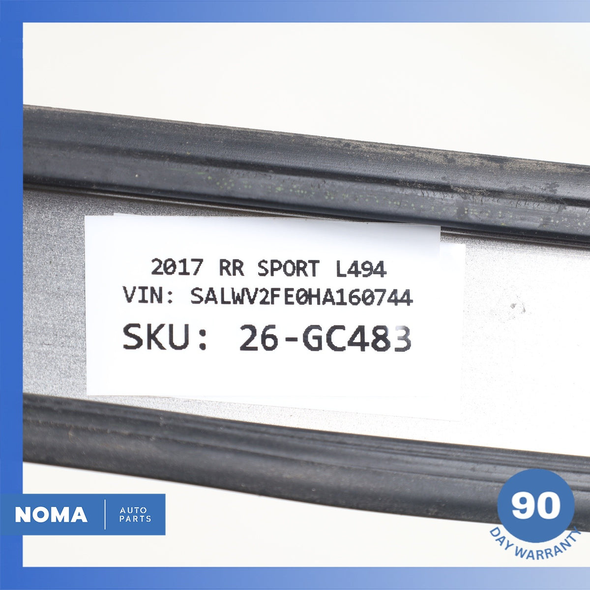 14-22 LR Range Rover Sport L494 Left Roof Drip Rail Upper Molding Trim OEM - photo 16