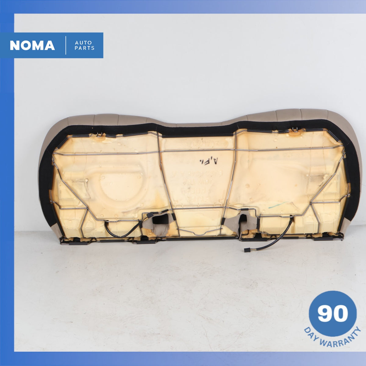 12-15 LR Range Rover Evoque L538 Rear Back Lower Bottom Seat Cushion Beige OEM - photo 10