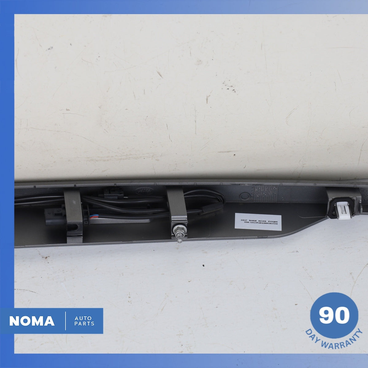 16-17 Range Rover Evoque L538 Rear Trunk Bezel License Plate Light Lamp Trim OEM - photo 9