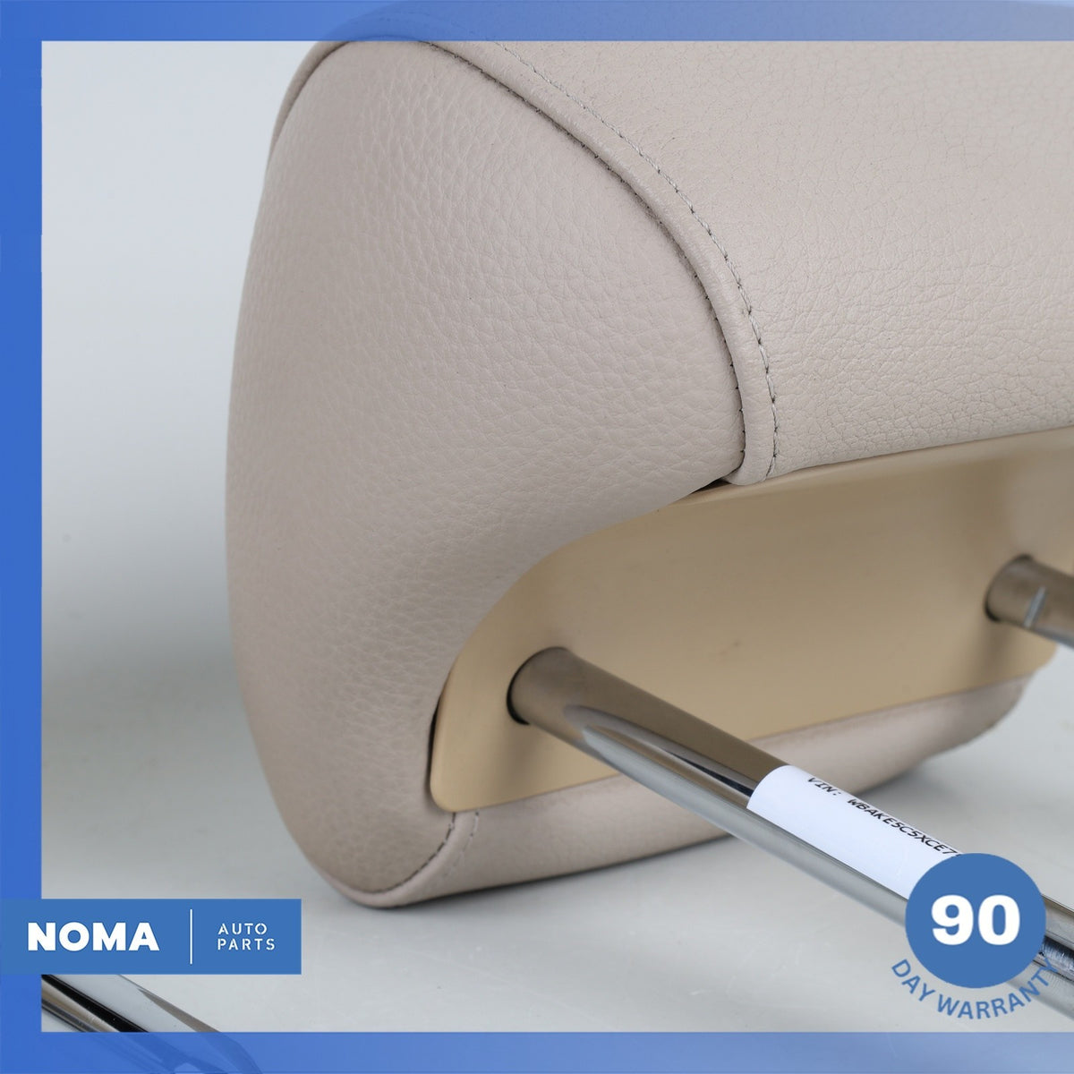 BMW E92 328i 335i Coupe Rear Left & Right Seat Headrest Head Rest Set Beige OEM - photo 8