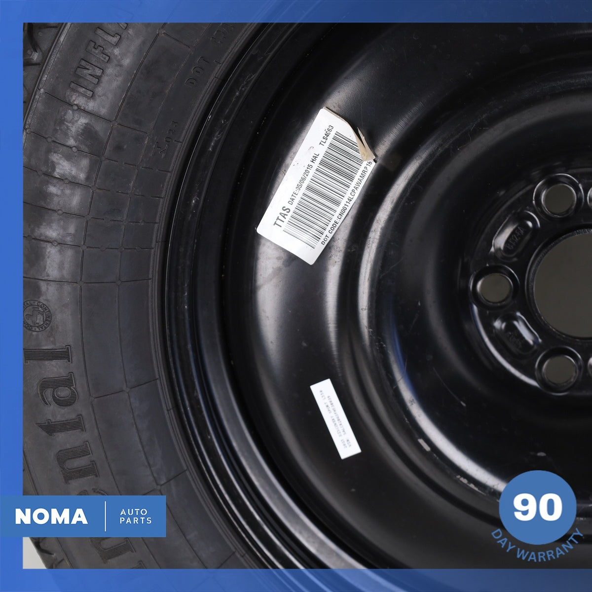 11-23 LR Discovery Sport L550 Emergency Spare Tire Wheel Donut Rim 155 85 18 OEM - photo 5