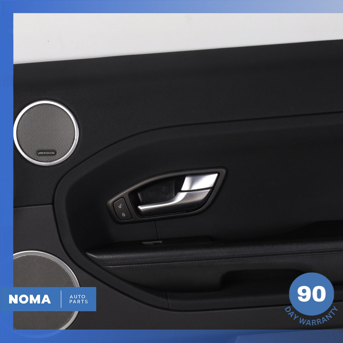 12-19 Range Rover Evoque L538 4DR Front Right Door Trim Panel Assembly Black OEM - photo 3