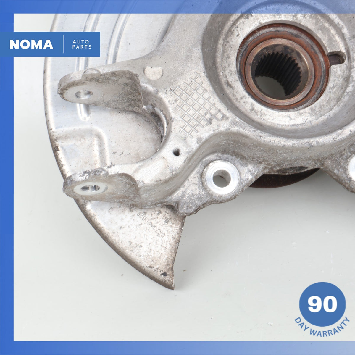 17-21 Jaguar X761 F-Pace Velar Rear Left Spindle Knuckle Hub w/ Shield OEM 77k - photo 16